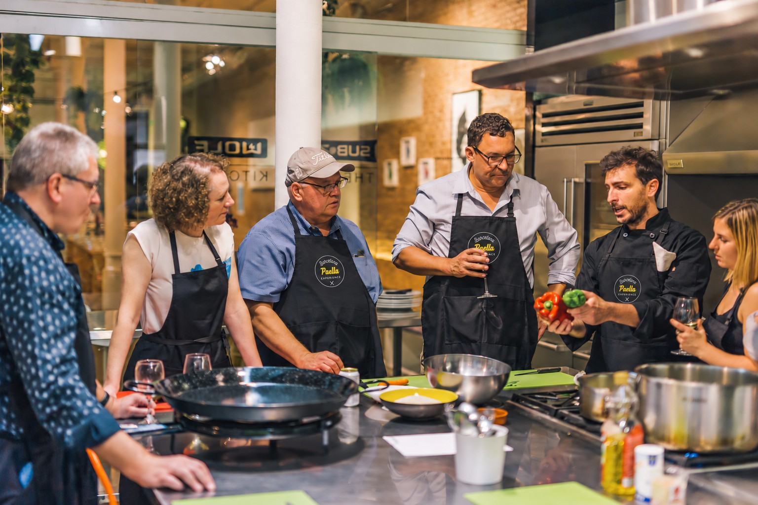 Team building cooking activity for companies in Barcelona